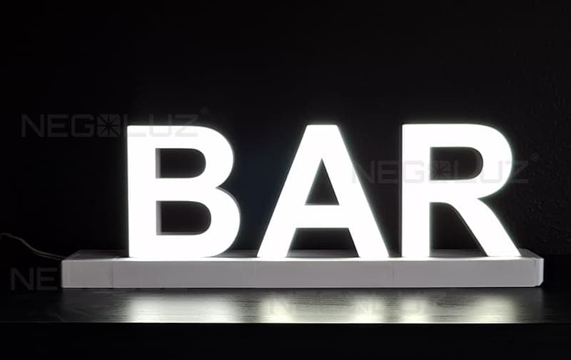 - NegoLuz Luxembourg Lettres Lumineuses Pour Bar